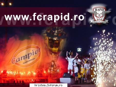 pana la urm tre sa tin cu steaua:( k altfel rapid nu mere nici und:( divizia a...